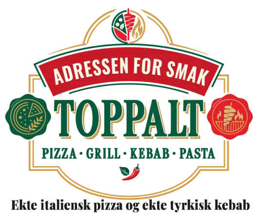Toppalt, Adressen for smak. Pizza, grill, kebab og pasta.